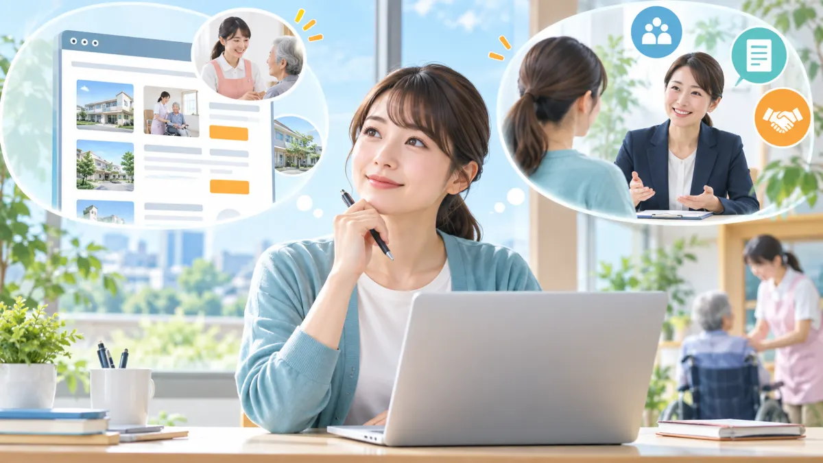 e介護転職の評判は？エージェントではない求人サイトの向き不向きのイメージ