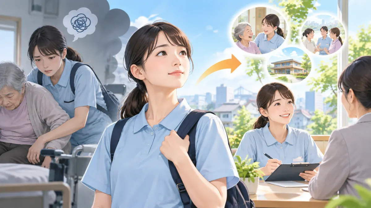 訪問介護への転職はきつい？大変な理由と失敗しない事業所の選び方のイメージ