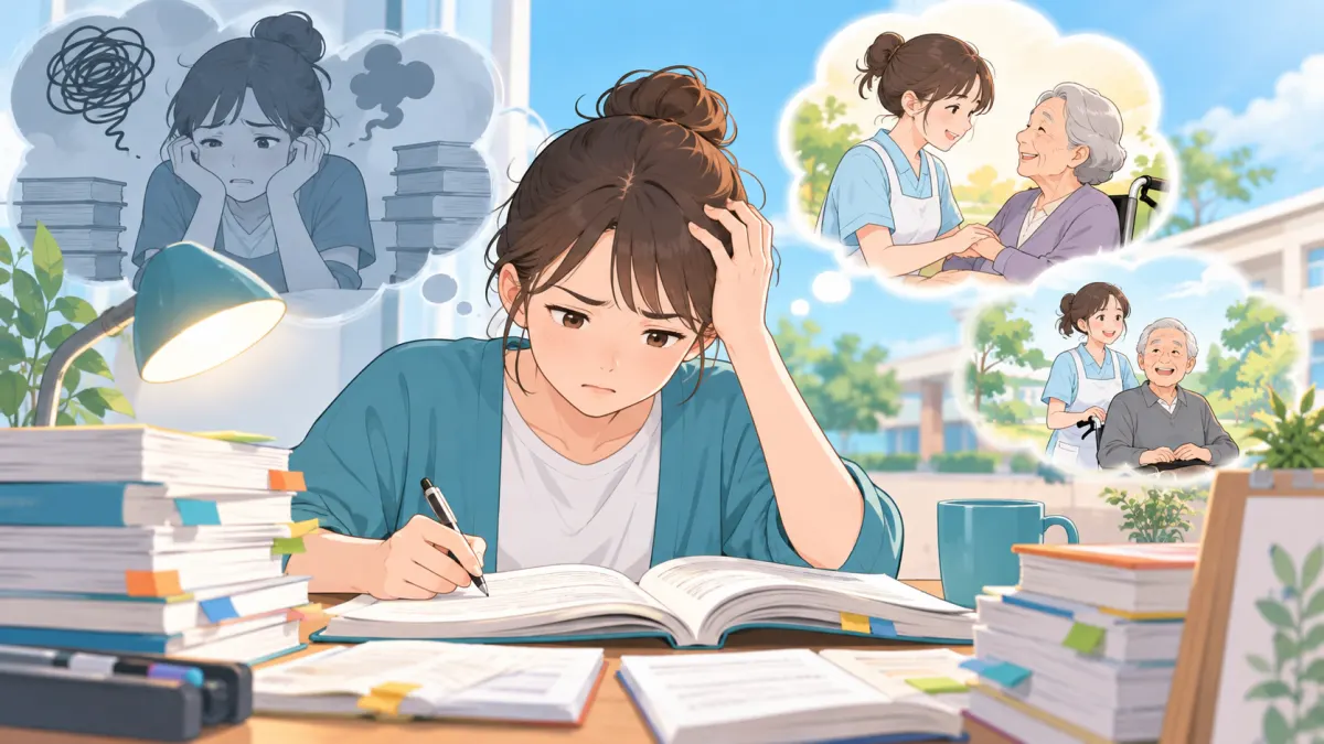 介護職員初任者研修の難易度・合格率｜試験に落ちた場合と実技の注意点のイメージ