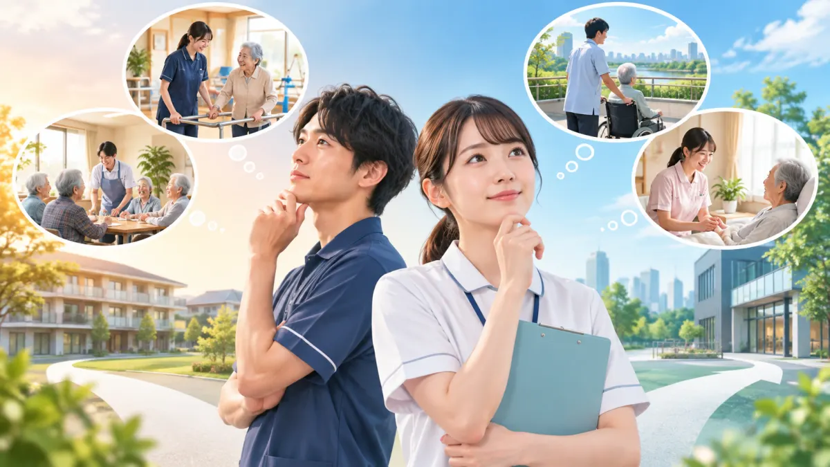 介護士に向いている人・向いていない人｜適性は性格より施設種別で決まりますのイメージ