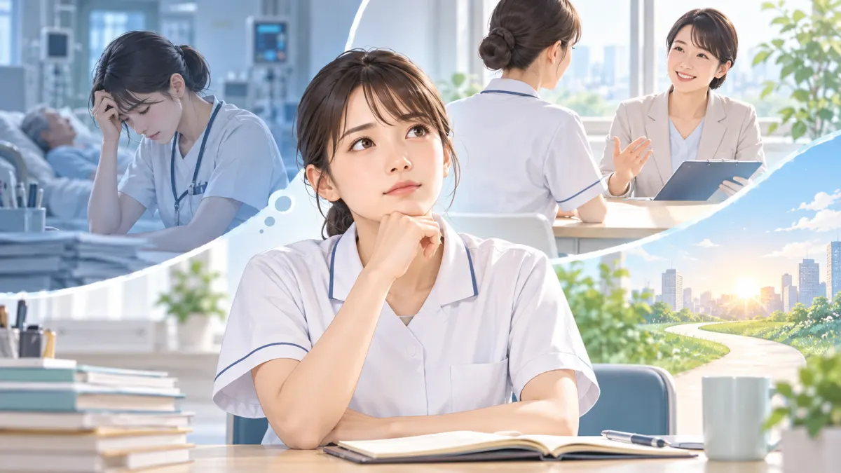 看護師1年目の転職｜辞めるべき人と伝え方のイメージ