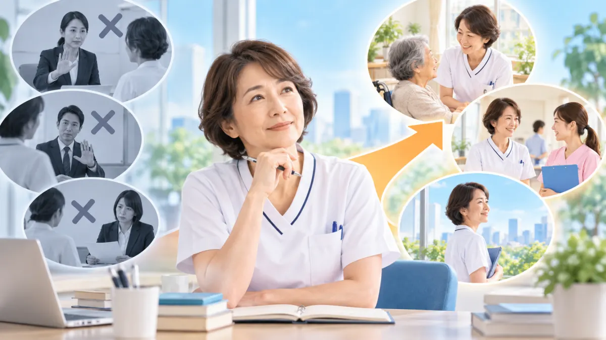 50代看護師の転職は難しい？断られる理由と受かる職場の選び方のイメージ
