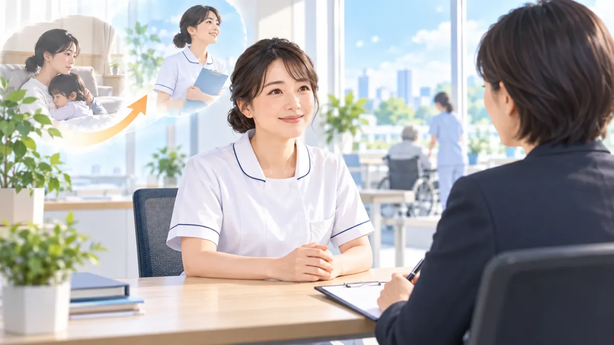 看護師のブランク復職｜不安の解消法と面接の伝え方のイメージ