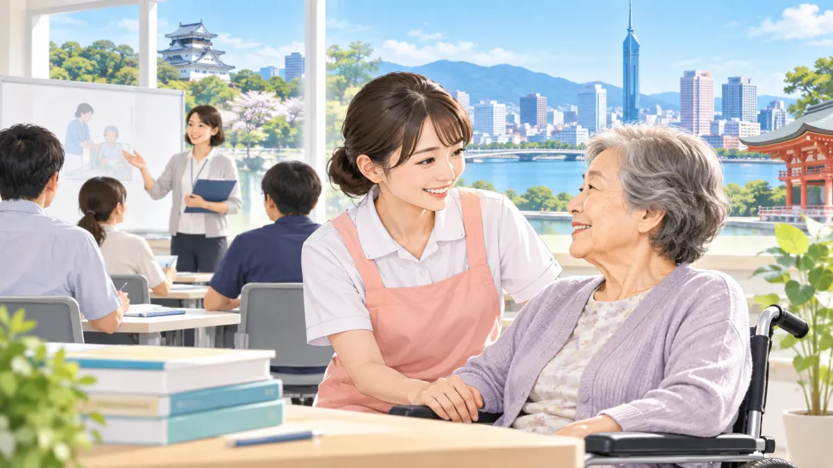 福岡の介護職員初任者研修スクール比較【2026年】天神・安い講座・土日のイメージ