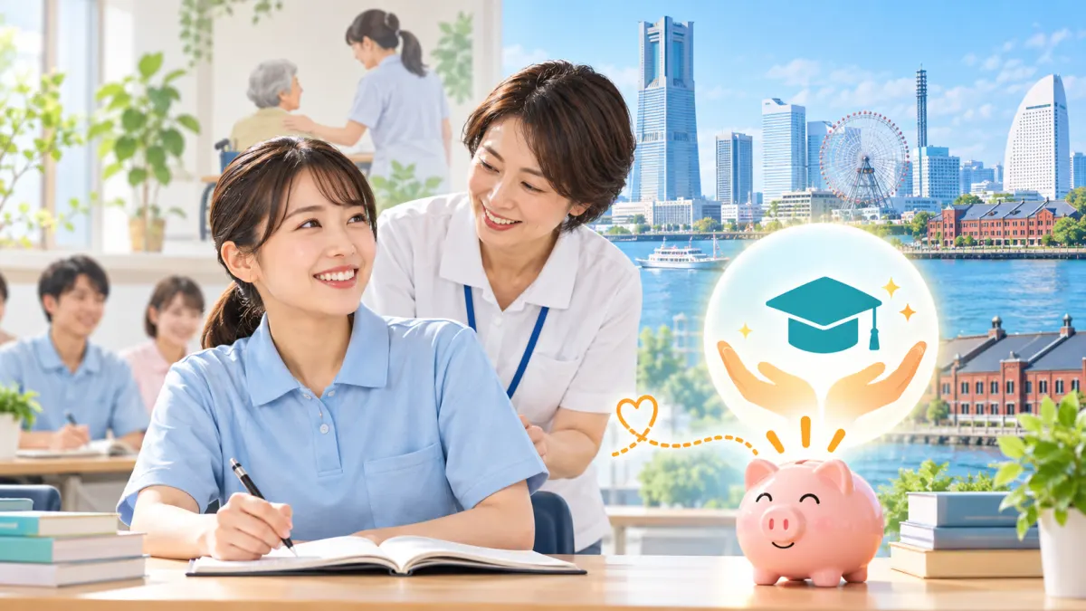 横浜の安い介護職員初任者研修スクール比較【2026年】通信・無料制度も確認のイメージ