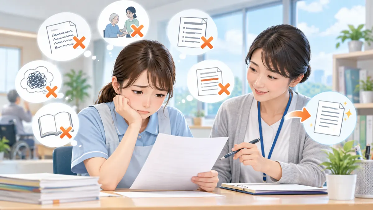 レポートで落ちる（再提出になる）7つの原因と直し方のイメージ