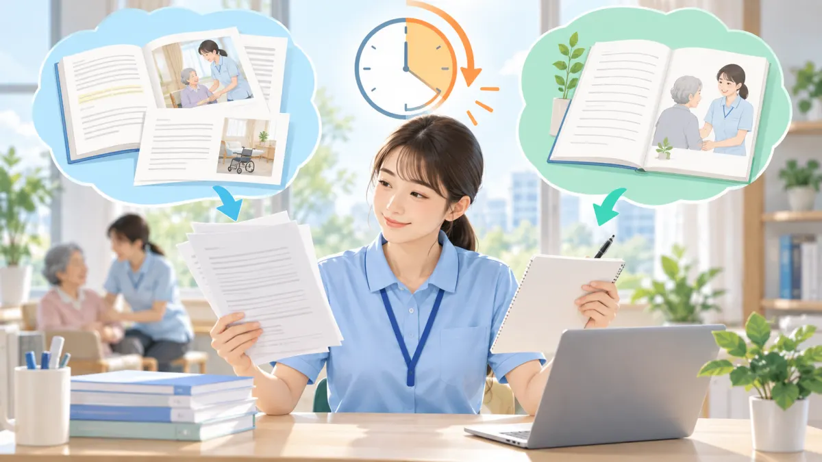 まとめ｜「写せる課題」と「書く課題」を分ければ半分の時間で終わるのイメージ