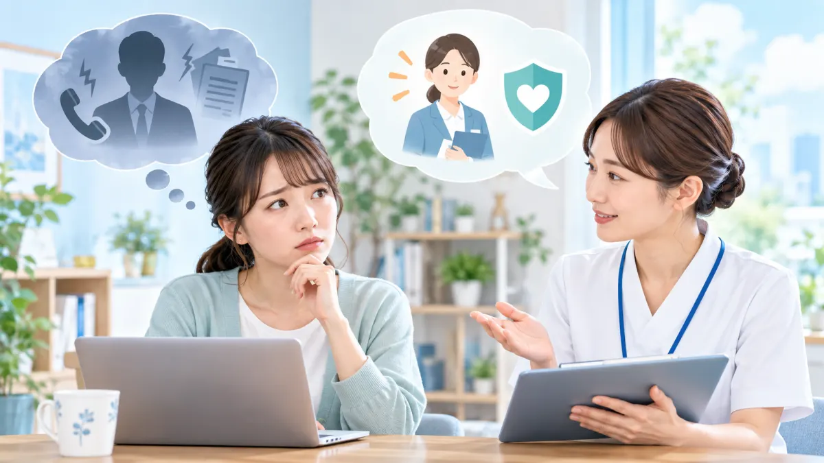 「ジョブメドレーは悪質？」よくある不安への回答のイメージ