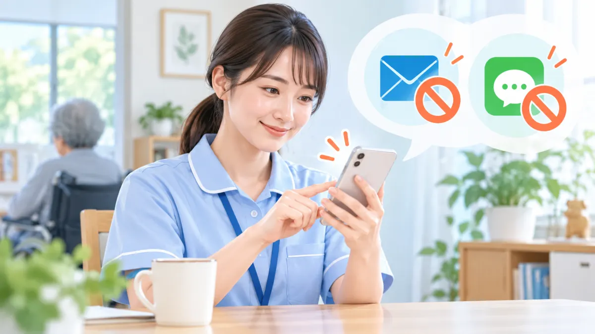 メール・LINEの配信停止方法のイメージ