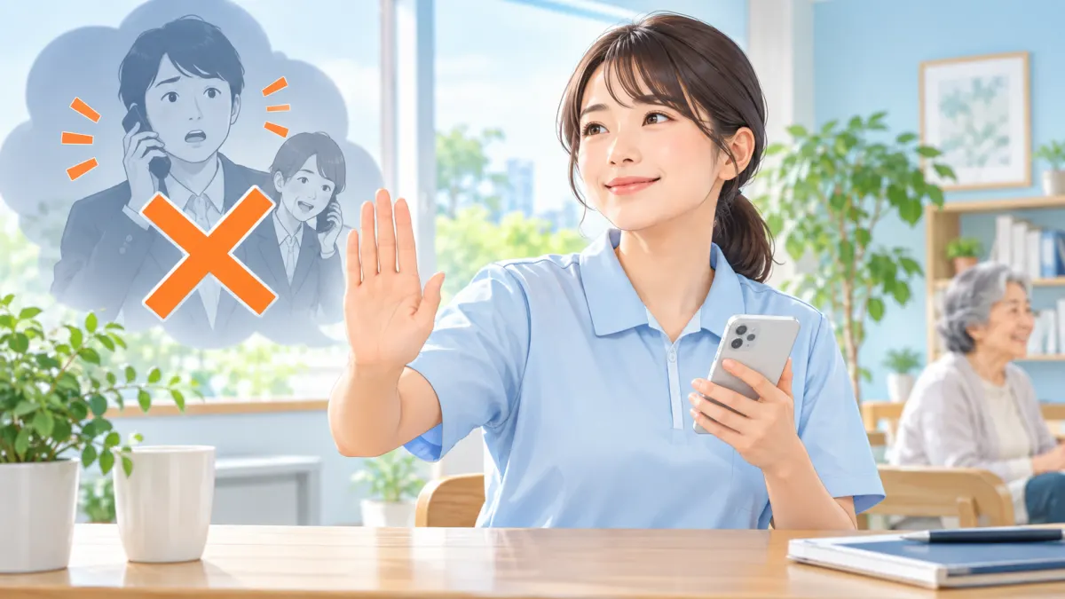 まとめ｜「連絡不要」の一言で、ほとんどは解決するのイメージ