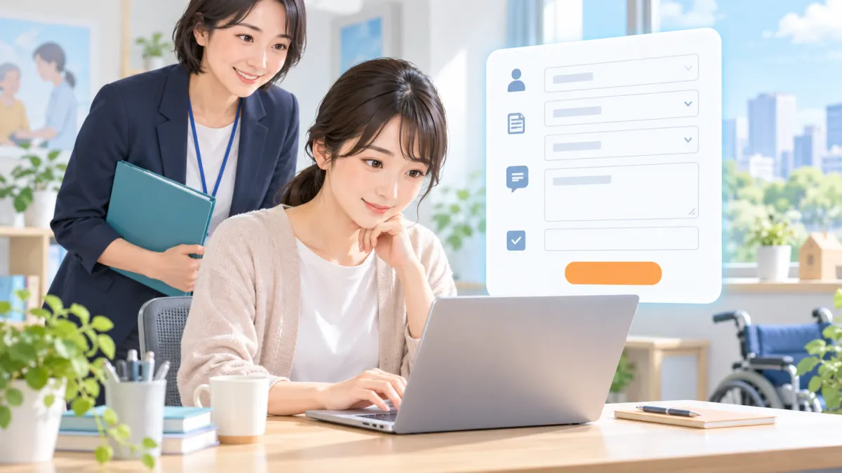 退会フォームの入力項目と書き方のイメージ
