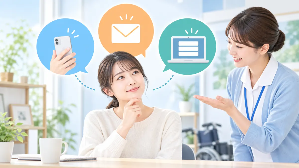 結論｜退会は3つの方法から選べるのイメージ