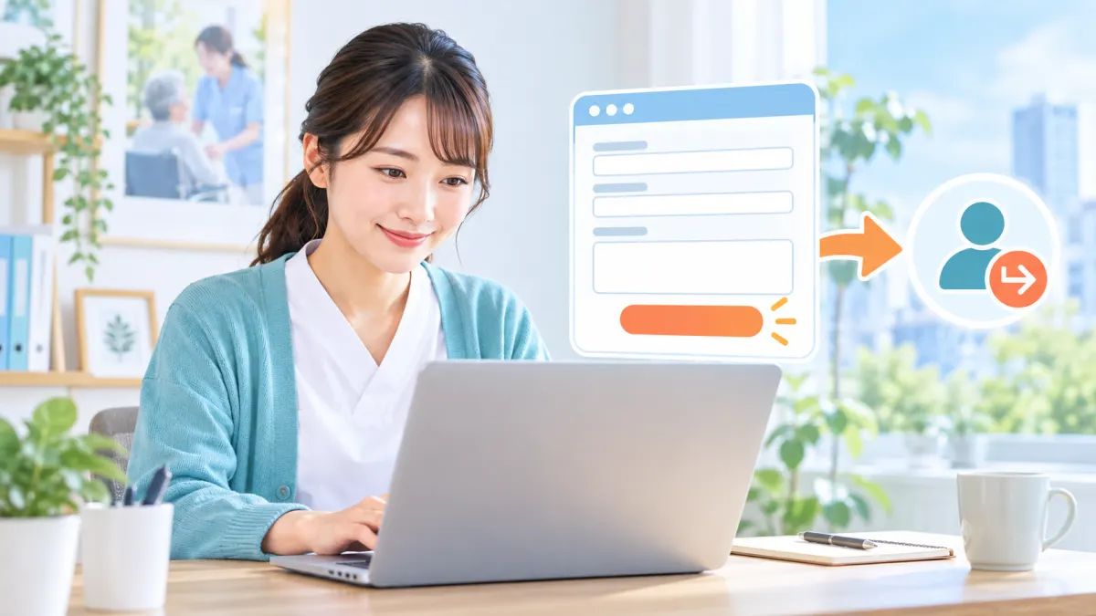 方法1：お問い合わせフォームから退会するのイメージ