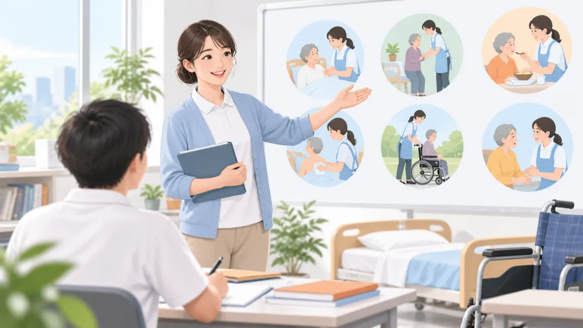 初任者研修130時間のカリキュラムを科目別に解説のイメージ
