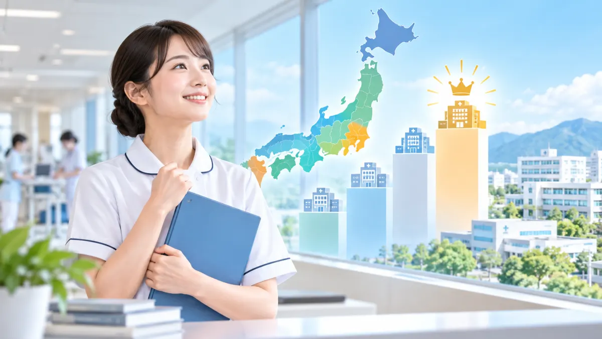 【地域別】1番給料が高い病院は？看護師の年収が高い病院ランキングのイメージ