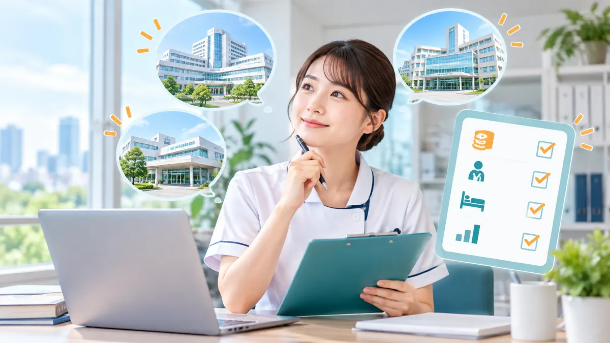 給料が高い病院を探すためのポイントのイメージ