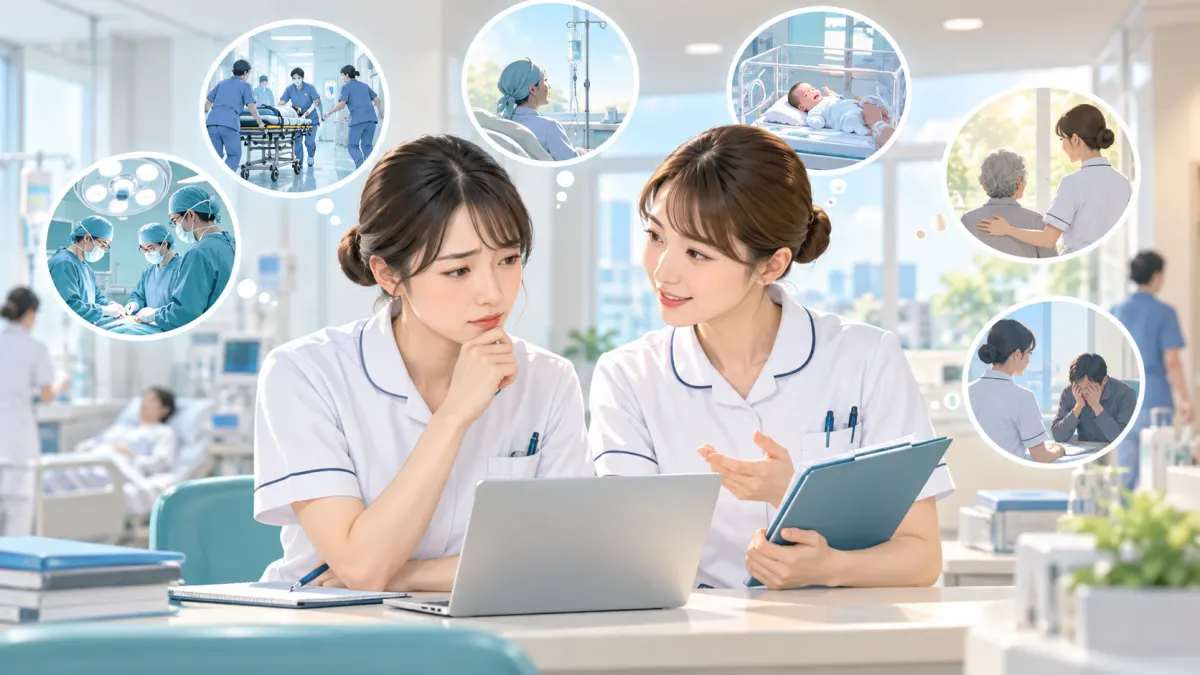 科別・「こんな悩み」への対処法のイメージ