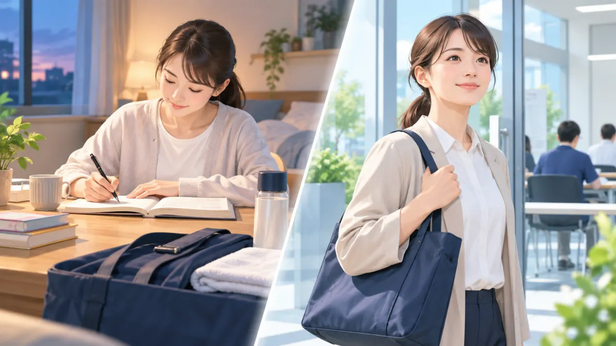 前日〜当日の過ごし方のイメージ