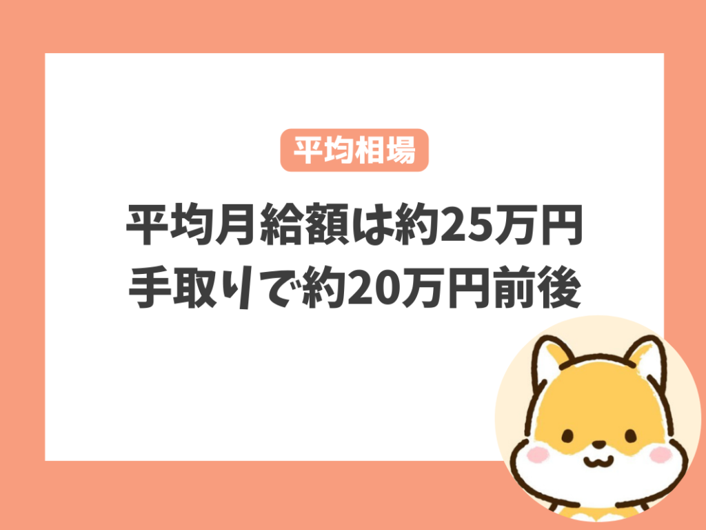 保育士の給料・手取りの平均